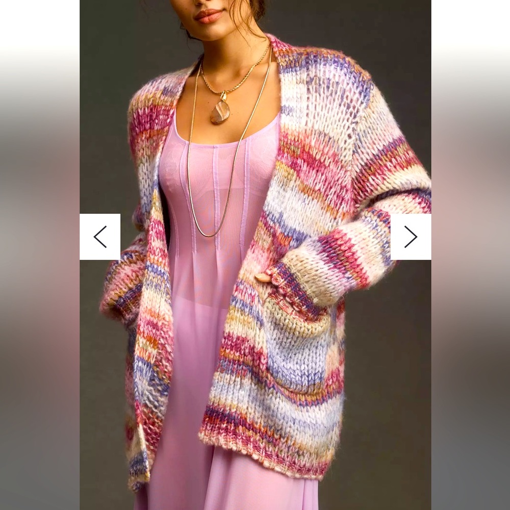 Anthropologie NWT colorful cardigan